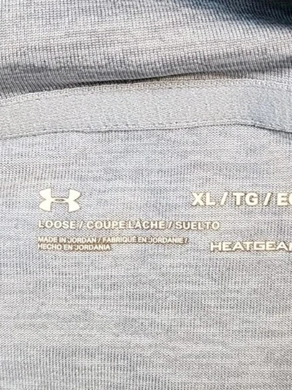 Under Armour Hoodie Sweatshirt Womens XL Heat Gear Pullover Gray